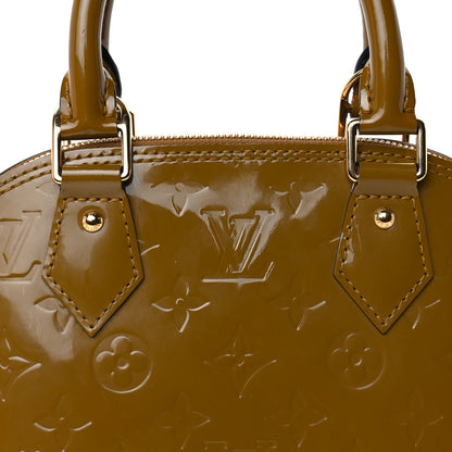 Louis Vuitton Vernis Alma BB  Vert Olive 6 of 7