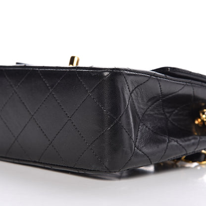 Chanel Lambskin Quilted Mini Square Flap Black 9 of 10