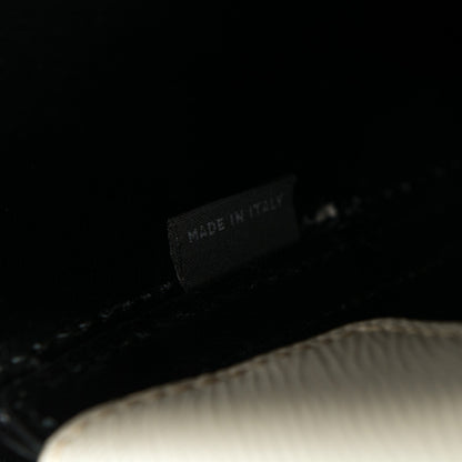 Prada Saffiano Cuir Small Double Bag Talco Nero Black 8 of 9