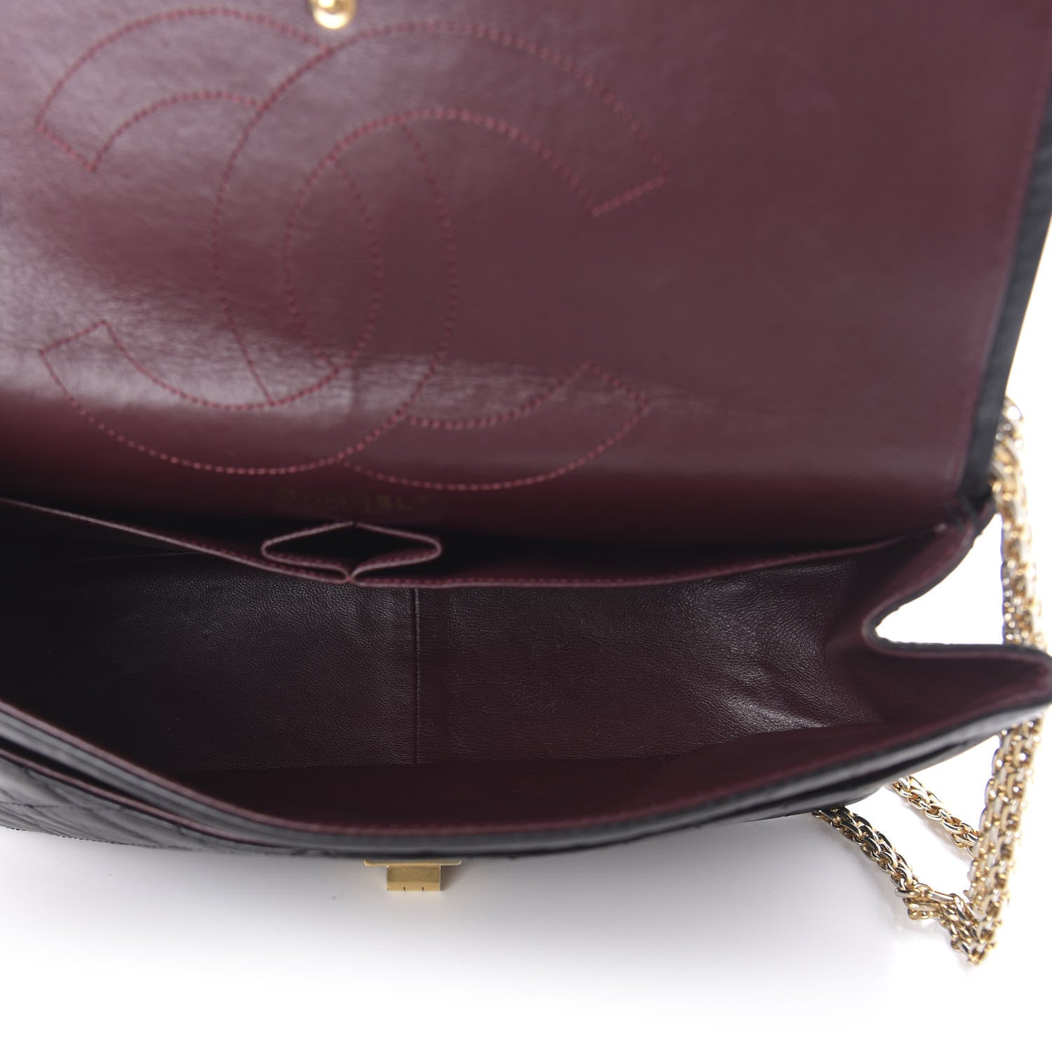 Chanel Aged Calfskin Quilted 2.55 Reissue 227 Flap Black 5 of 10