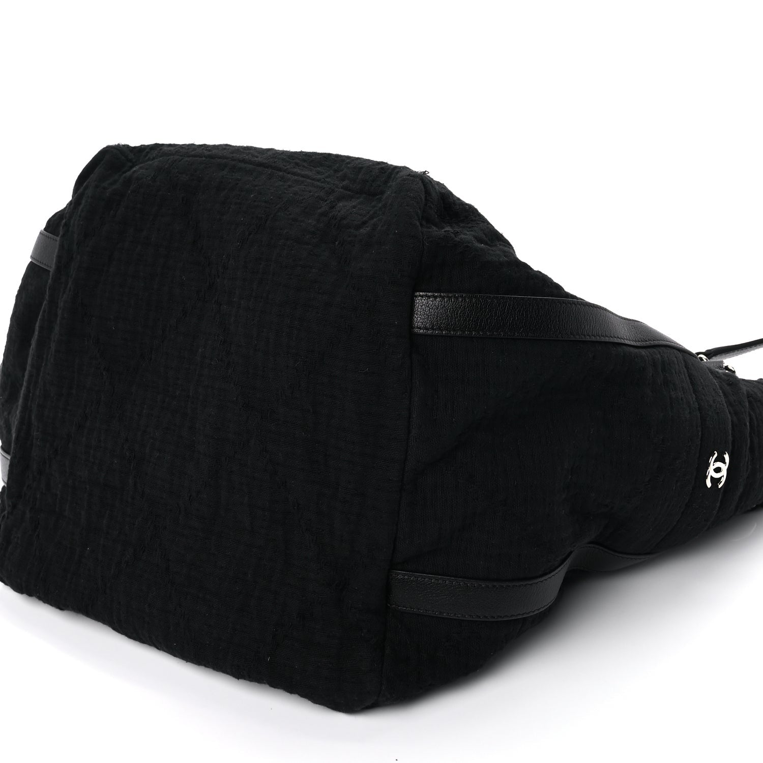 Chanel Canvas Small Double Face Tote  Black 8 of 8