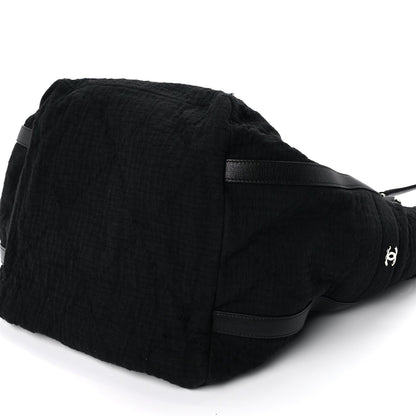Chanel Canvas Small Double Face Tote  Black 8 of 8