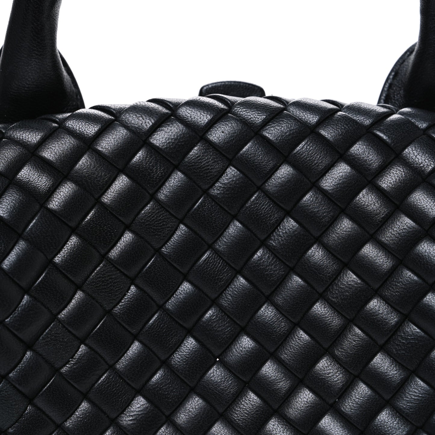 Nappa Intrecciato Small Padded The Handle Black