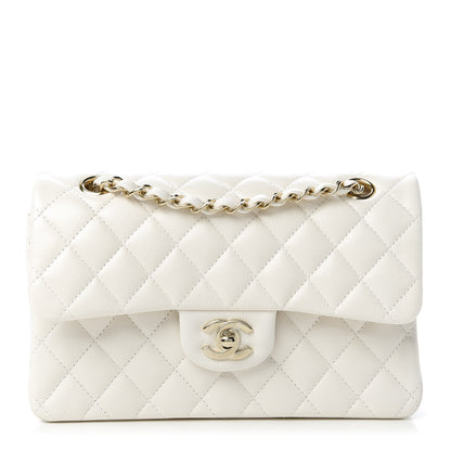 Chanel Caviar Quilted Small Double Flap White 1 of 11