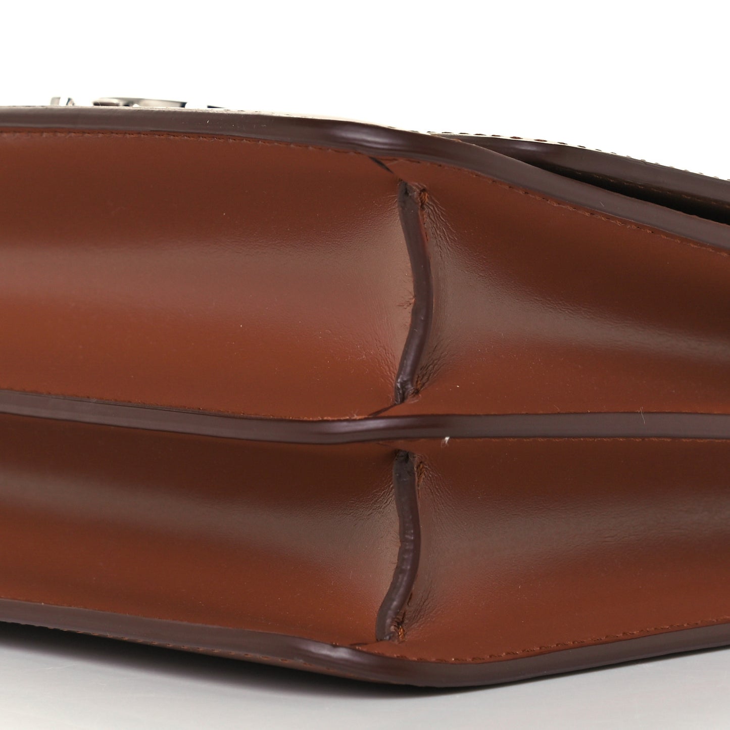 Calfskin Small TB Bag Malt Brown