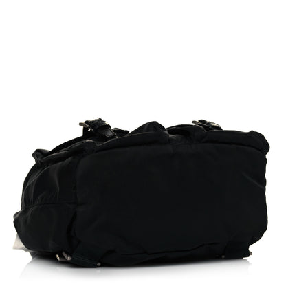 Prada Nylon Vela Double Buckle Backpack Black 3 of 10