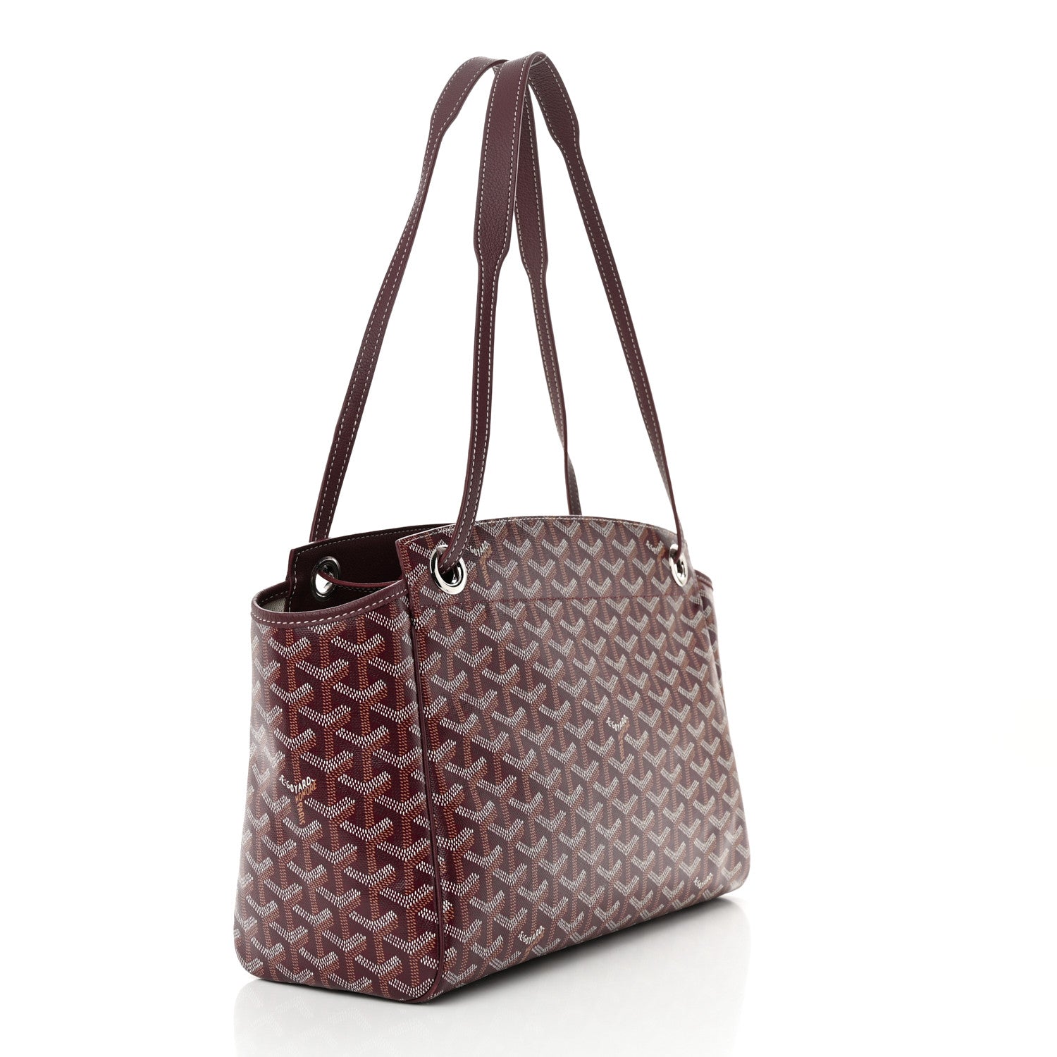 Goyard Goyardine Rouette PM Burgundy 3 of 9