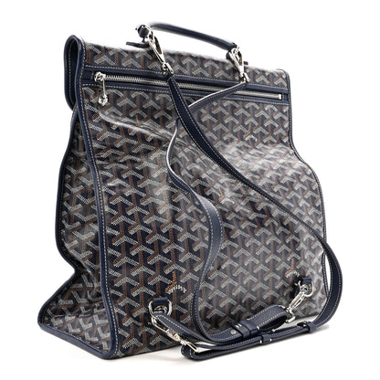 Goyard Goyardine Saint Leger Soft Briefcase Backpack Navy 3 of 12