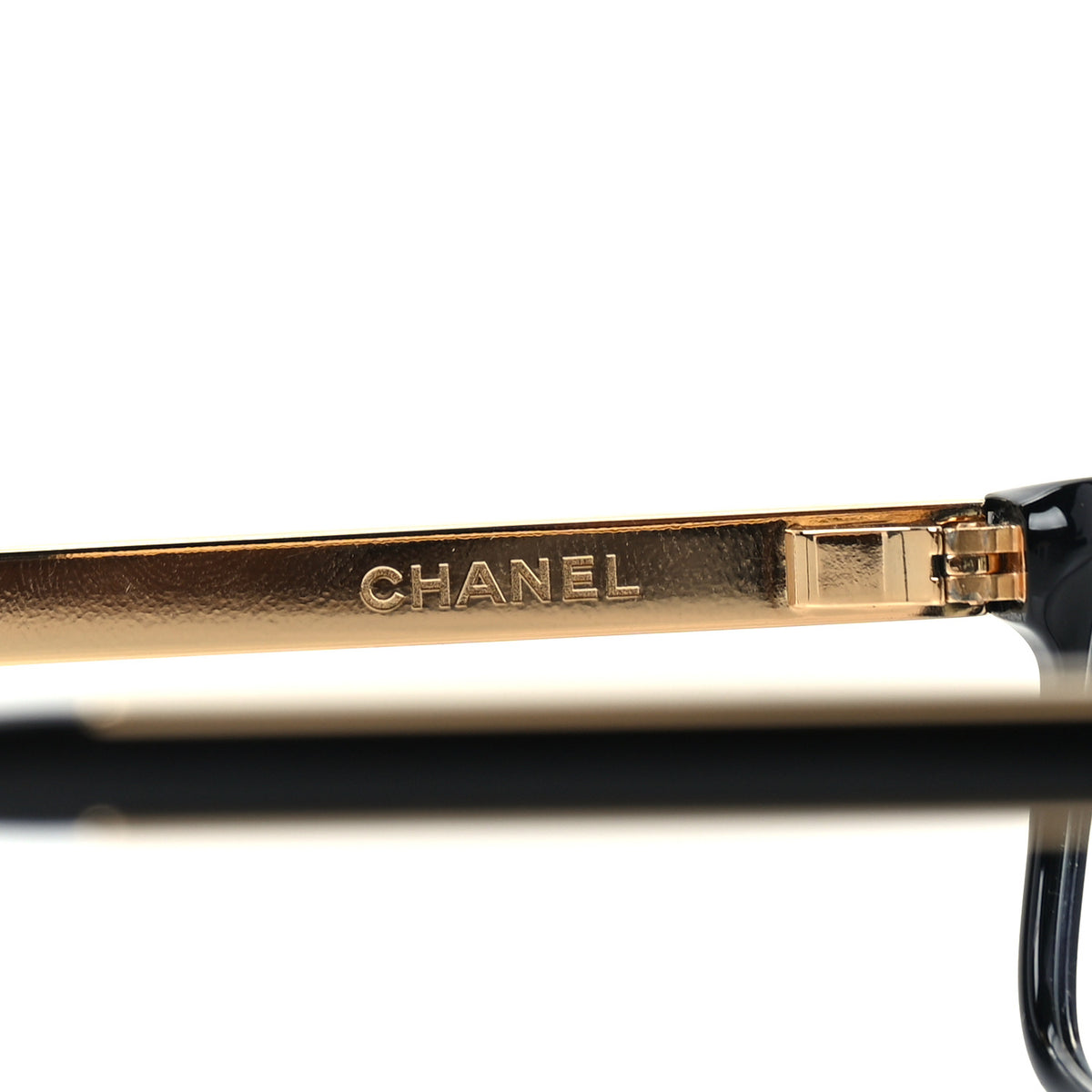 Acetate Square Clear Glasses 3278 Black Gold