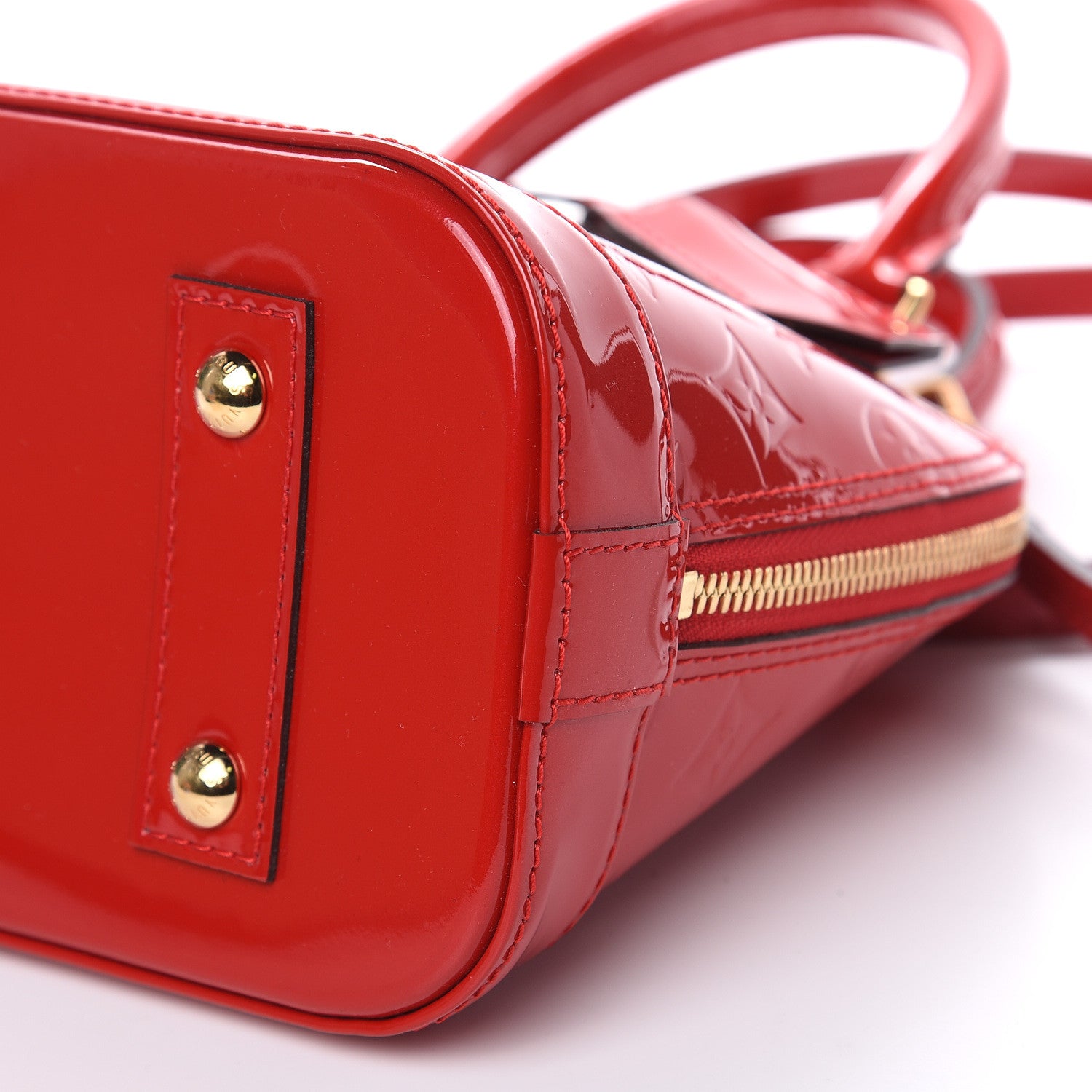 Louis Vuitton Vernis Alma BB Cherry 9 of 9