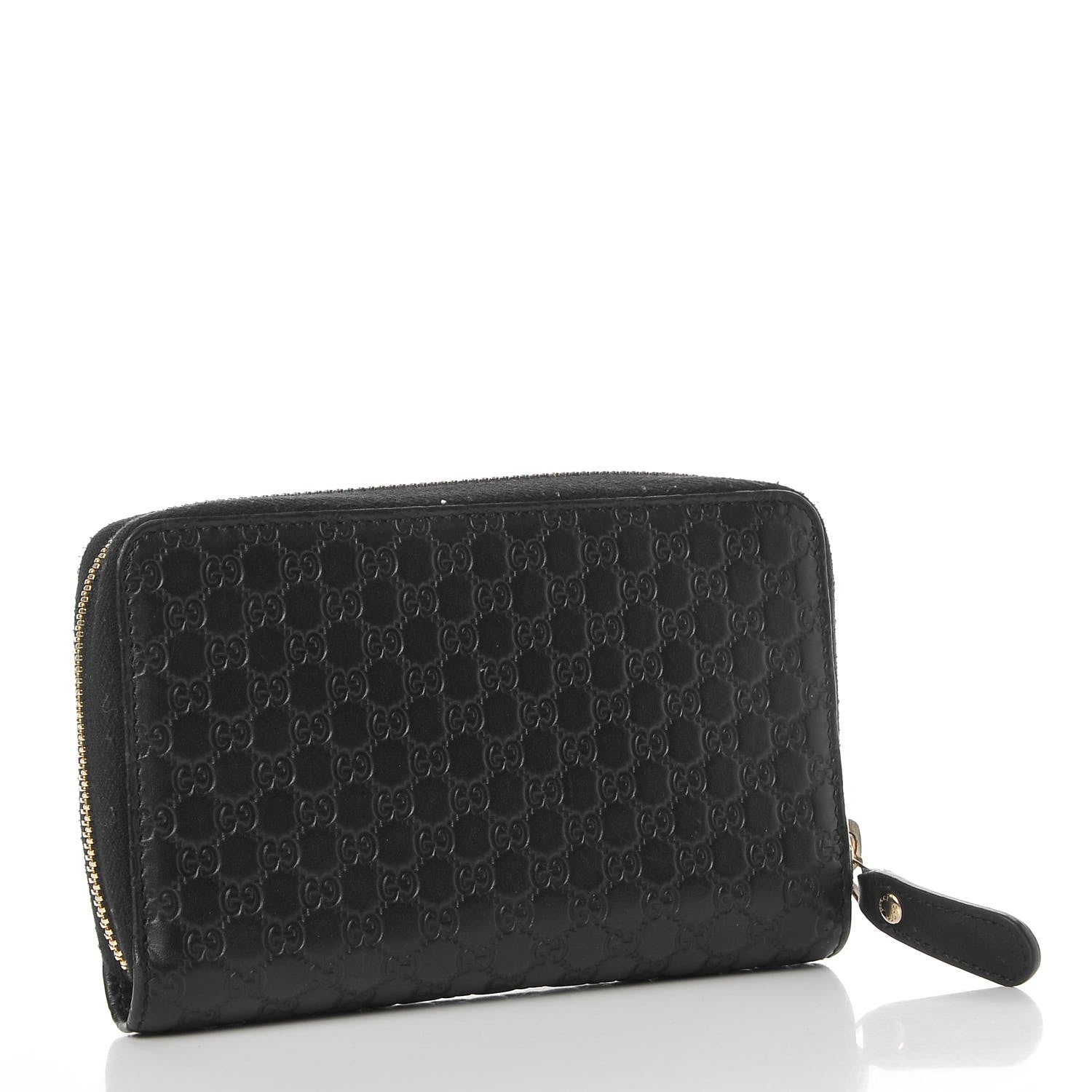 Gucci Soft Microguccissima Zip Around Organizer Wallet Black 3 of 9