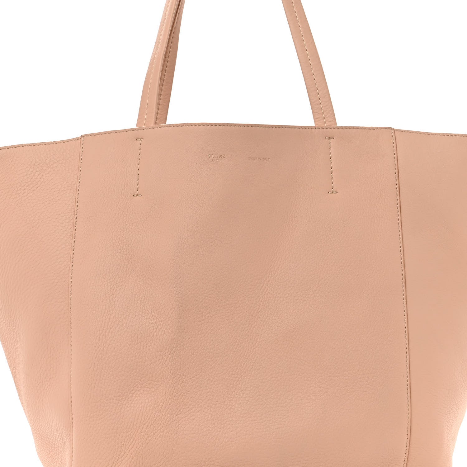 Celine Soft Grained Calfskin Medium Horizontal Cabas Phantom Light Blush 8 of 12