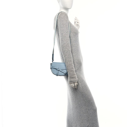 Loewe Calfskin Jacquard Mini Gate Dual Bag Dusty Blue 2 of 7