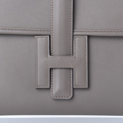 Hermes Swift Jige Elan 29 Clutch Gris Asphalte 8 of 9