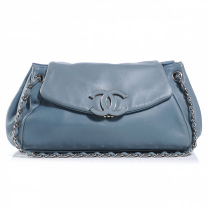 Chanel Lambskin Sensual Medium Flap Blue 1 of 7