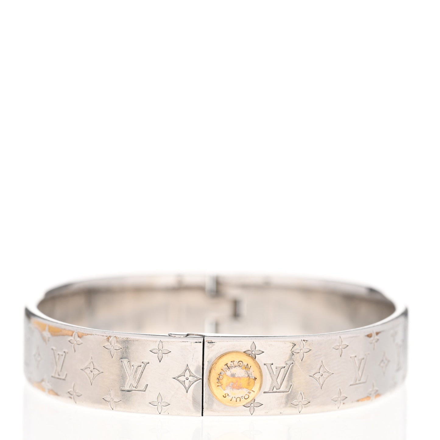 Palladium Monogram Nanogram Cuff S Silver