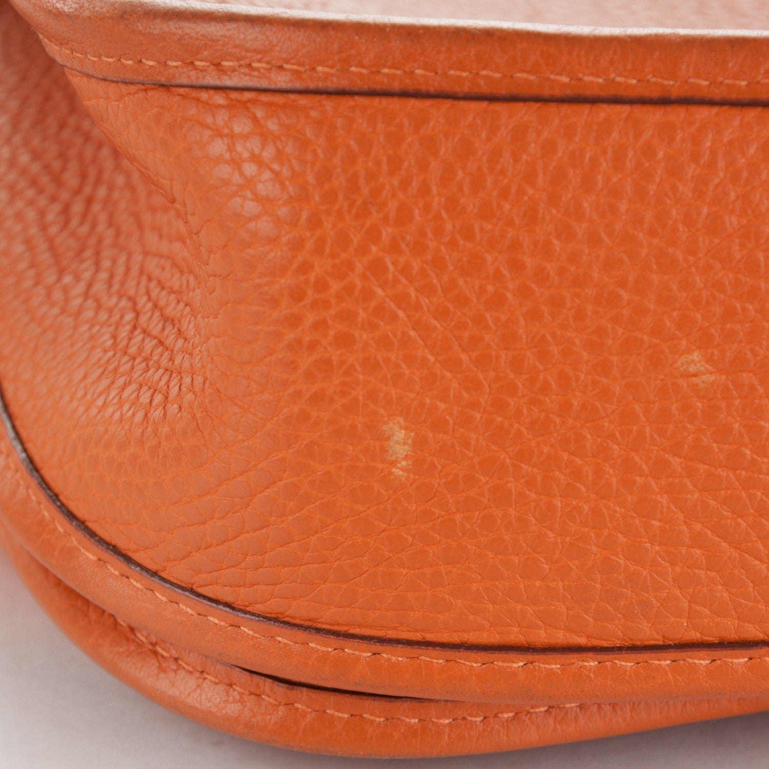Hermes Togo Evelyne II PM Orange 8 of 10