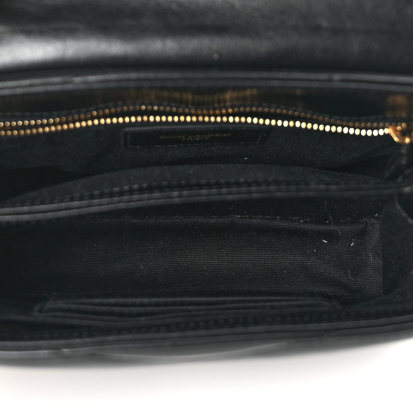 Calfskin Y Quilted Monogram Toy Loulou Crossbody Satchel Black