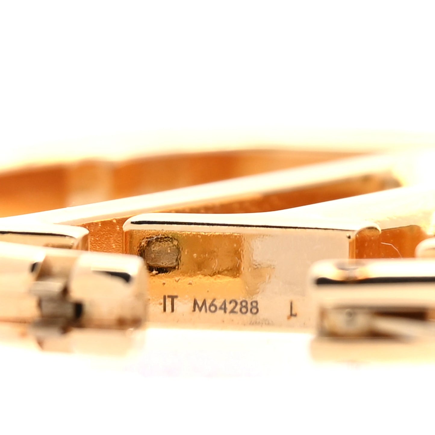 Metal Louise Hoop Earrings  Gold