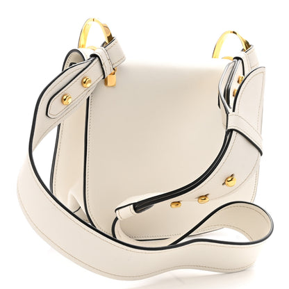 Prada City Calf Pionniere Saddle Bag White 2 of 9