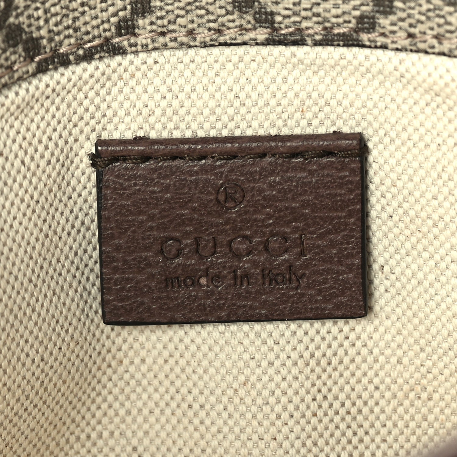 Gucci GG Supreme Monogram Neo Vintage Web Belt Bag Brown 5 of 8
