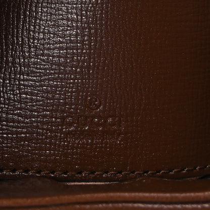 Gucci GG Supreme Monogram Azalea Calfskin Web Mini Jackie 1961 Hobo  Beige Ebony Brown Sugar 5 of 7