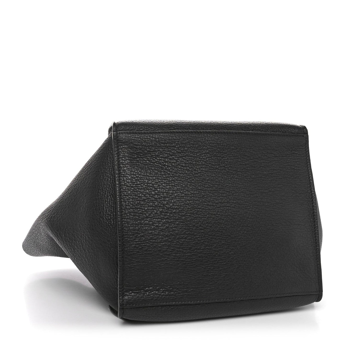 Supple Grained Calfskin Small Big Bag Black