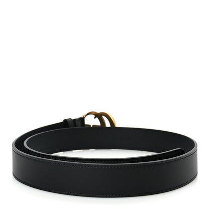 Gucci Calfskin Double G 30mm Belt 90 36 Black 2 of 5