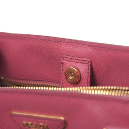 Prada Saffiano Lux Medium Tote Peonia 8 of 11