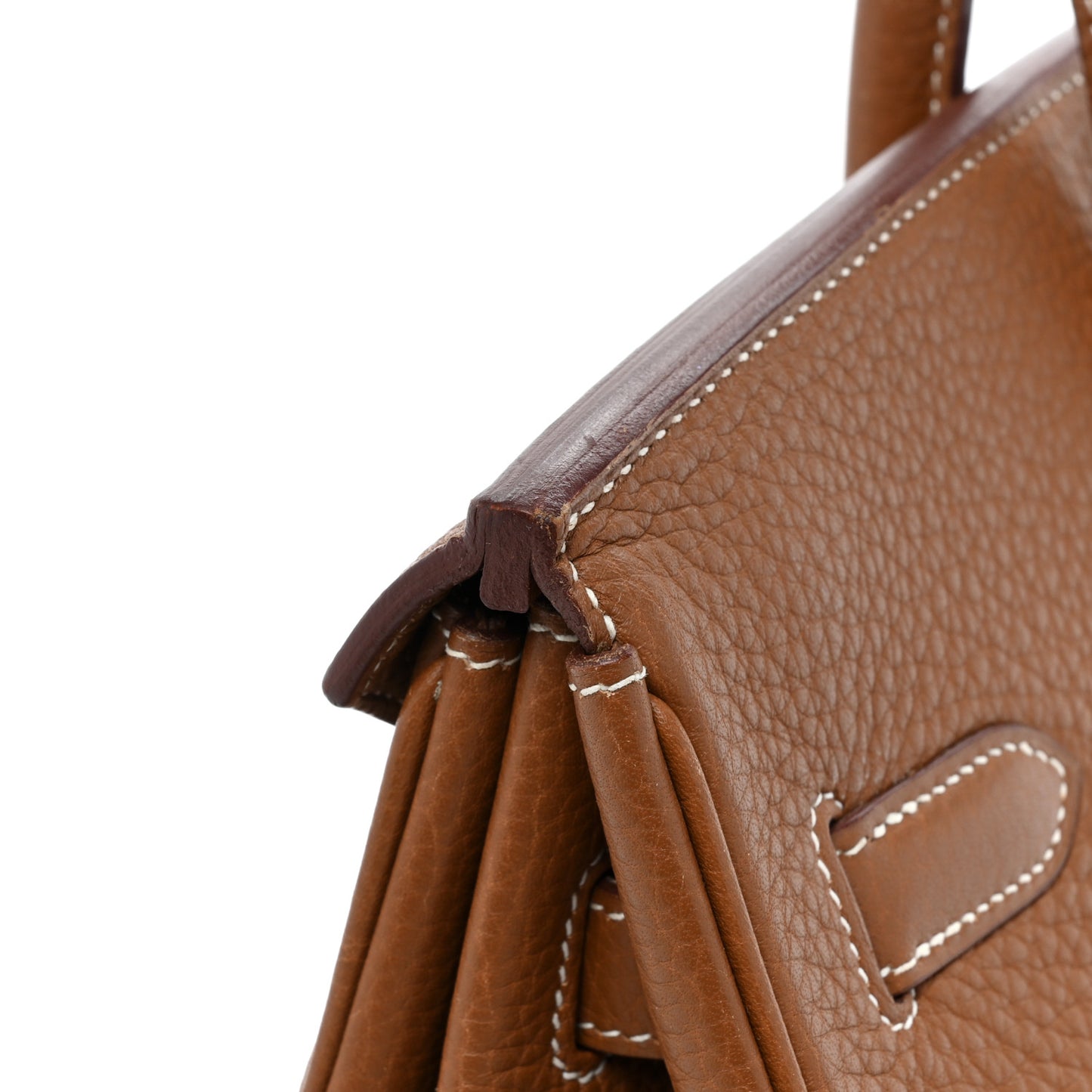 Taurillon Clemence Birkin 35 Gold