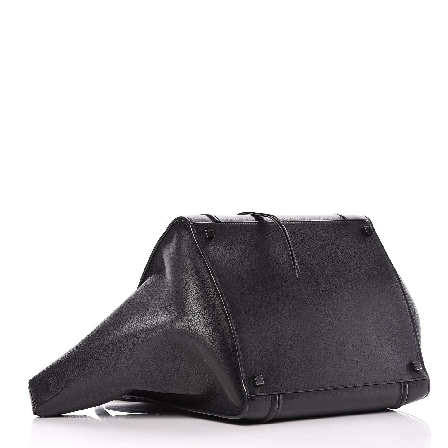 Supple Calfskin Medium Phantom Luggage Black