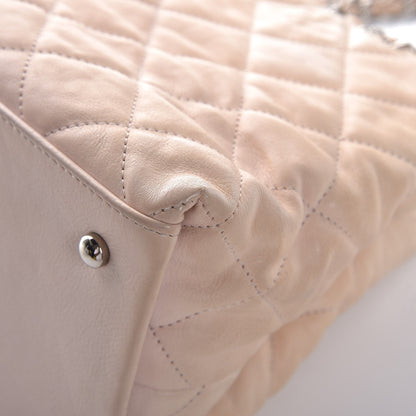 Chanel Lambskin Quilted Mini Chain Me Tote Light Beige 13 of 13