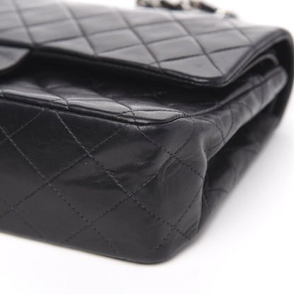 Chanel Lambskin Quilted Medium Double Flap Black 10 of 16