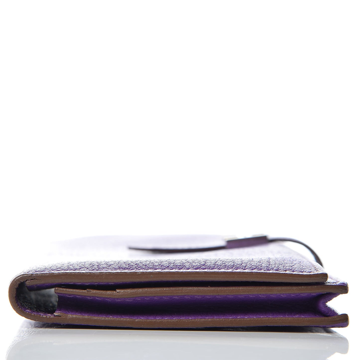 Chevre Mysore Bearn Gusset Wallet Parme