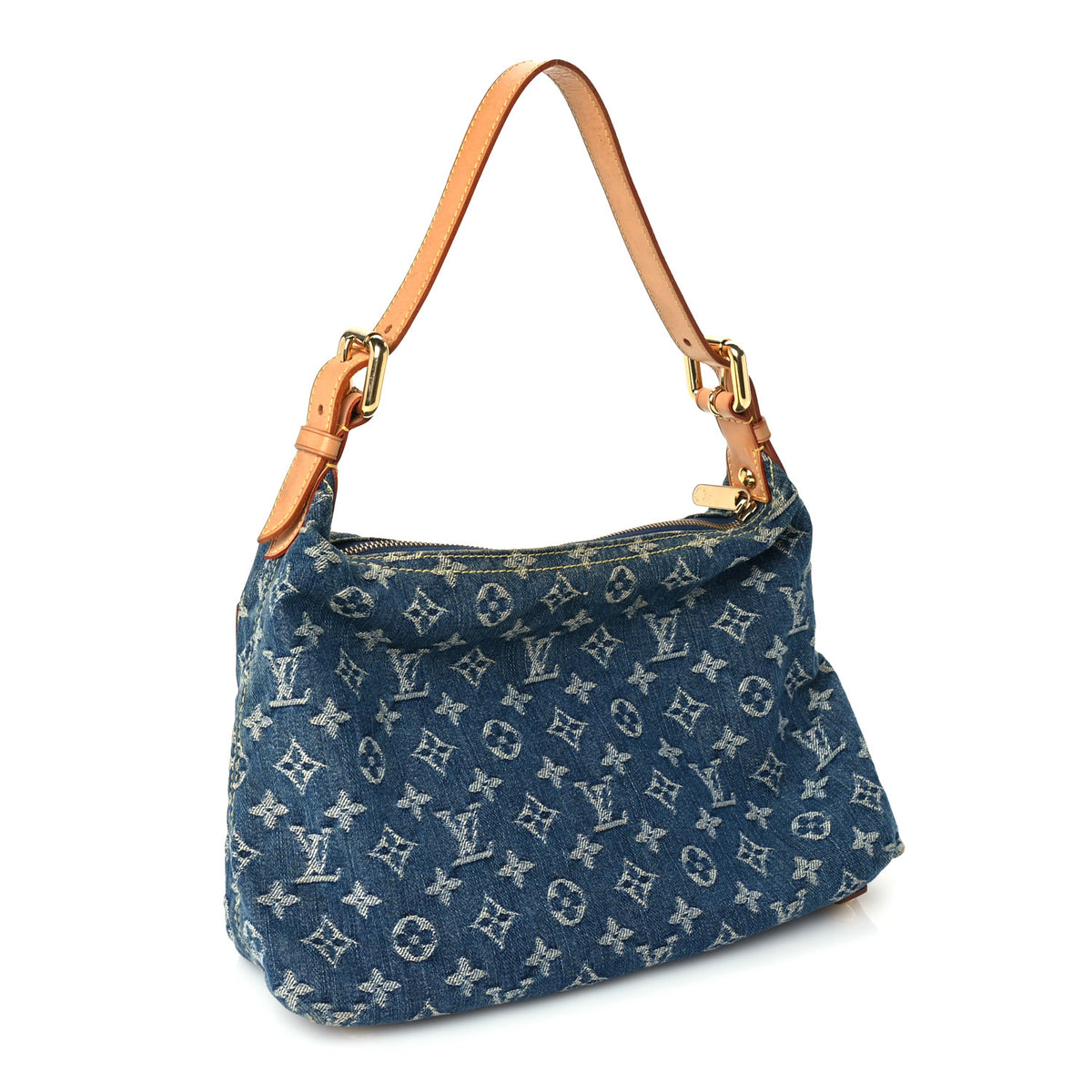 Monogram Denim Baggy PM  Blue