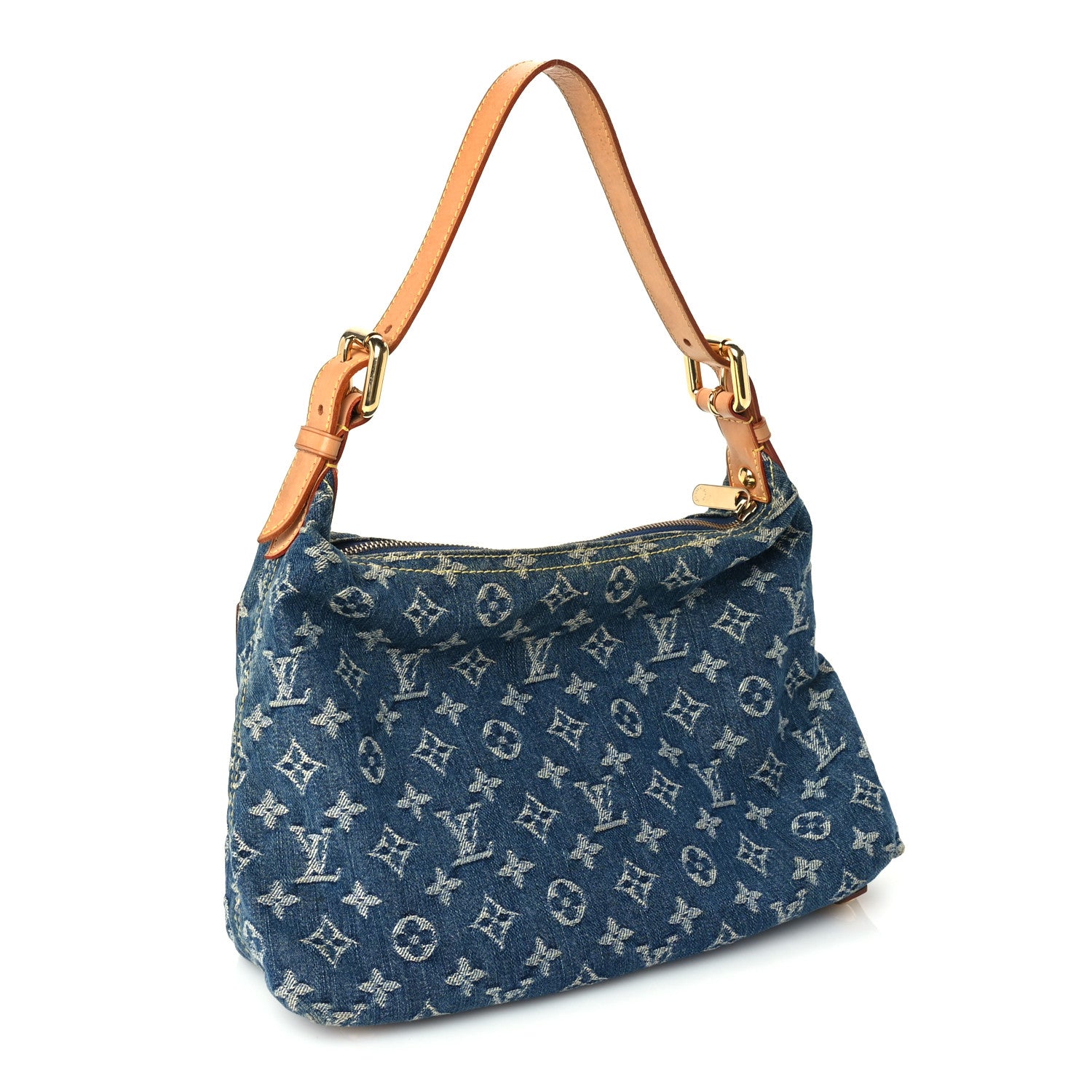 Louis Vuitton Monogram Denim Baggy PM  Blue 2 of 8
