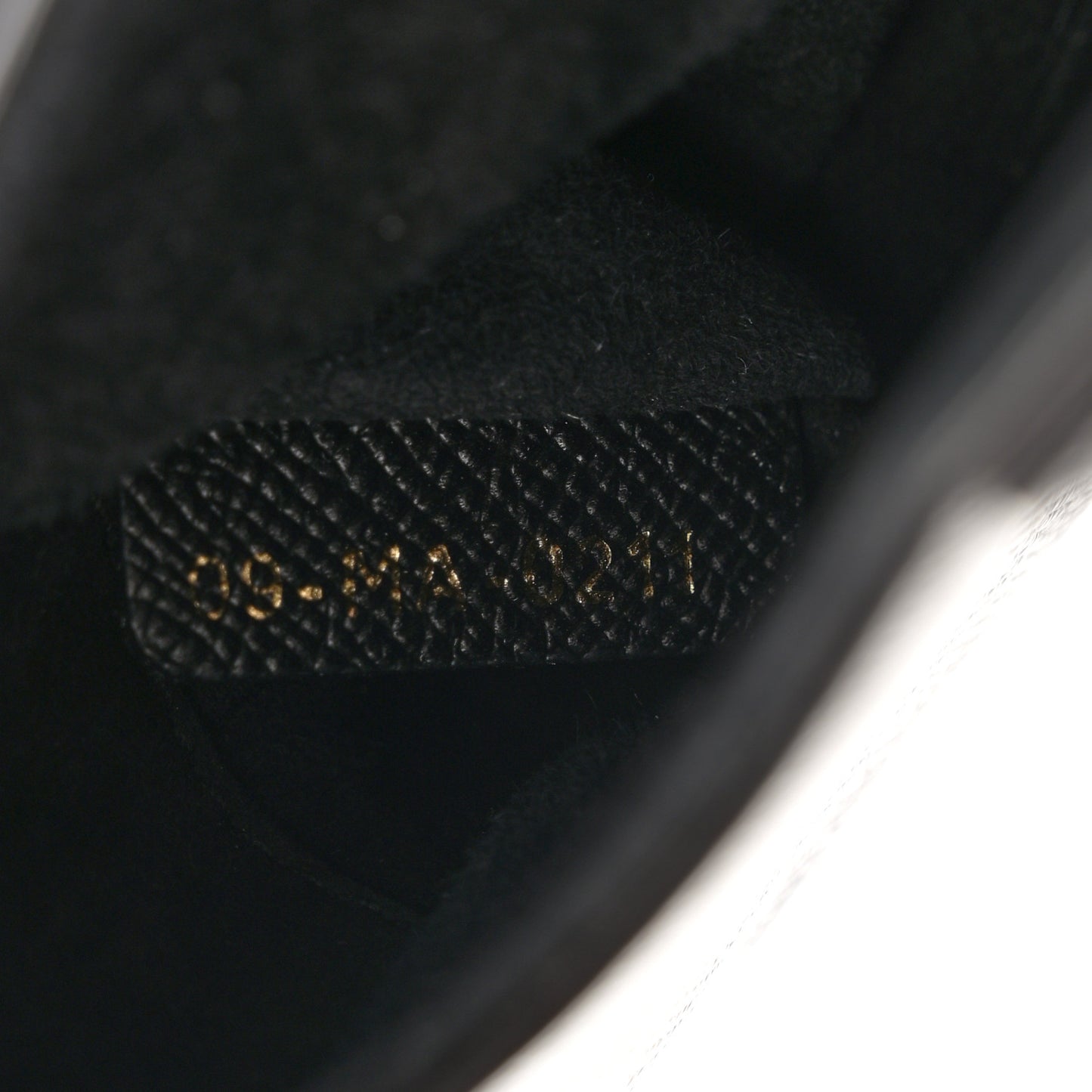 Grained Calfskin Mini Saddle Bag Black