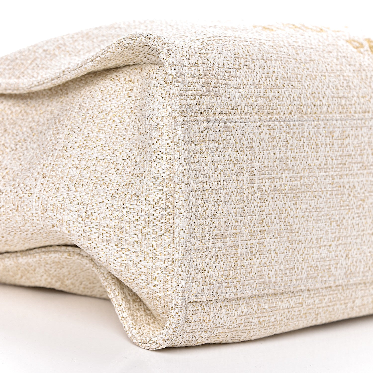 Chanel Canvas Large Deauville Tote Ivory 12 of 14