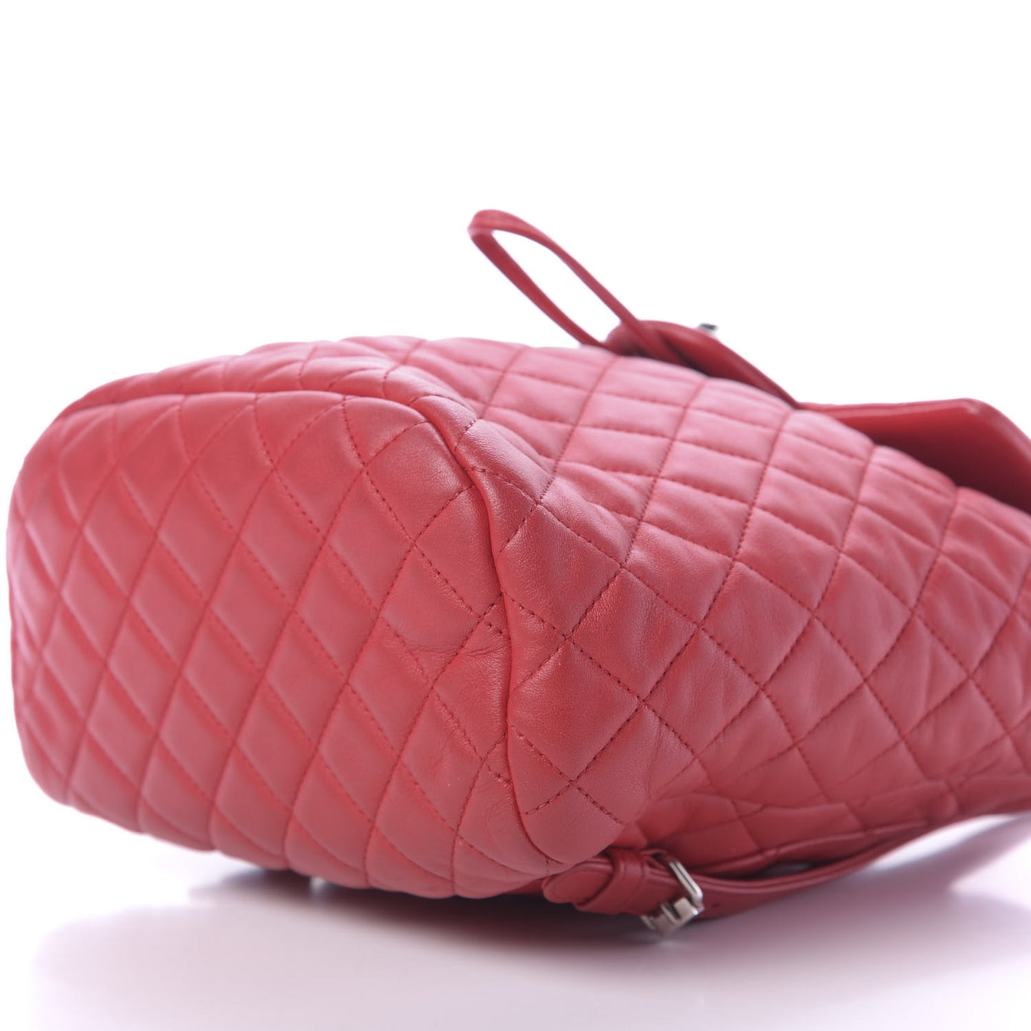 Lambskin Quilted Small Urban Spirit Backpack Red