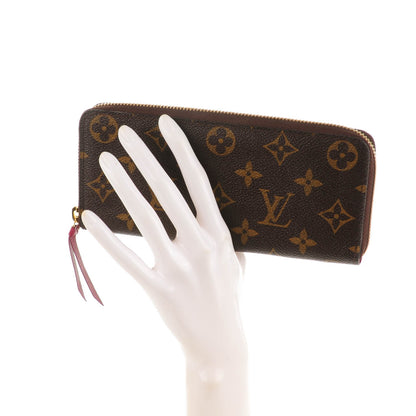 Louis Vuitton Monogram Clemence Wallet Fuchsia 2 of 7