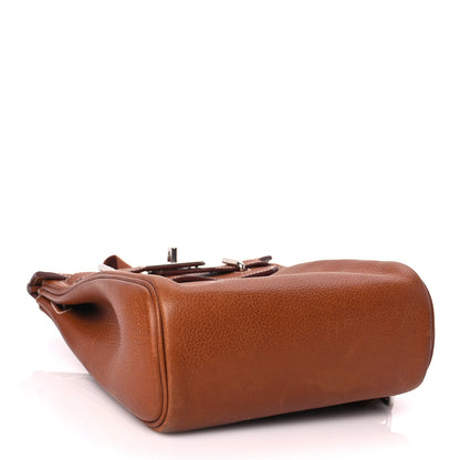Hermes Barenia Faubourg Hac A Dos PM Backpack Fauve 3 of 8