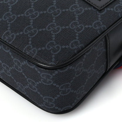 Gucci Soft GG Supreme Monogram Web Belt Bag Black Grey 8 of 8