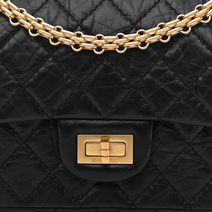 Chanel Aged Calfskin Quilted 2.55 Reissue Mini Flap Black 7 of 9