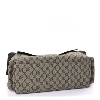 Gucci GG Plus Monogram Messenger Diaper Bag  Dark Brown 3 of 8