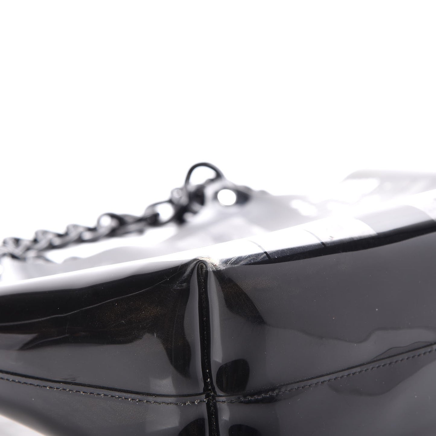 Vinyl Coco Window Tote Black