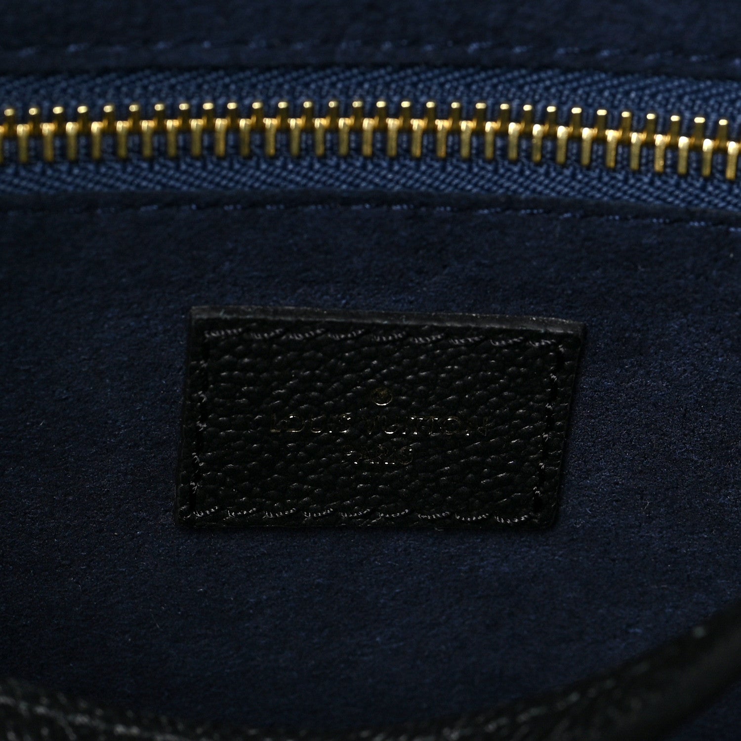 Louis Vuitton Empreinte Monogram Giant Neverfull MM Black 6 of 8