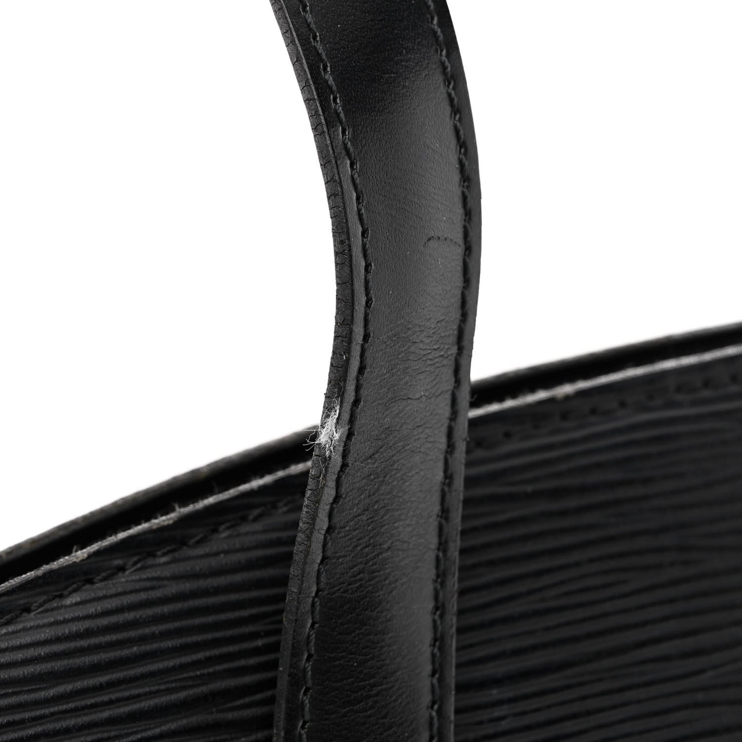 Epi Saint Jacques PM Long Straps Black