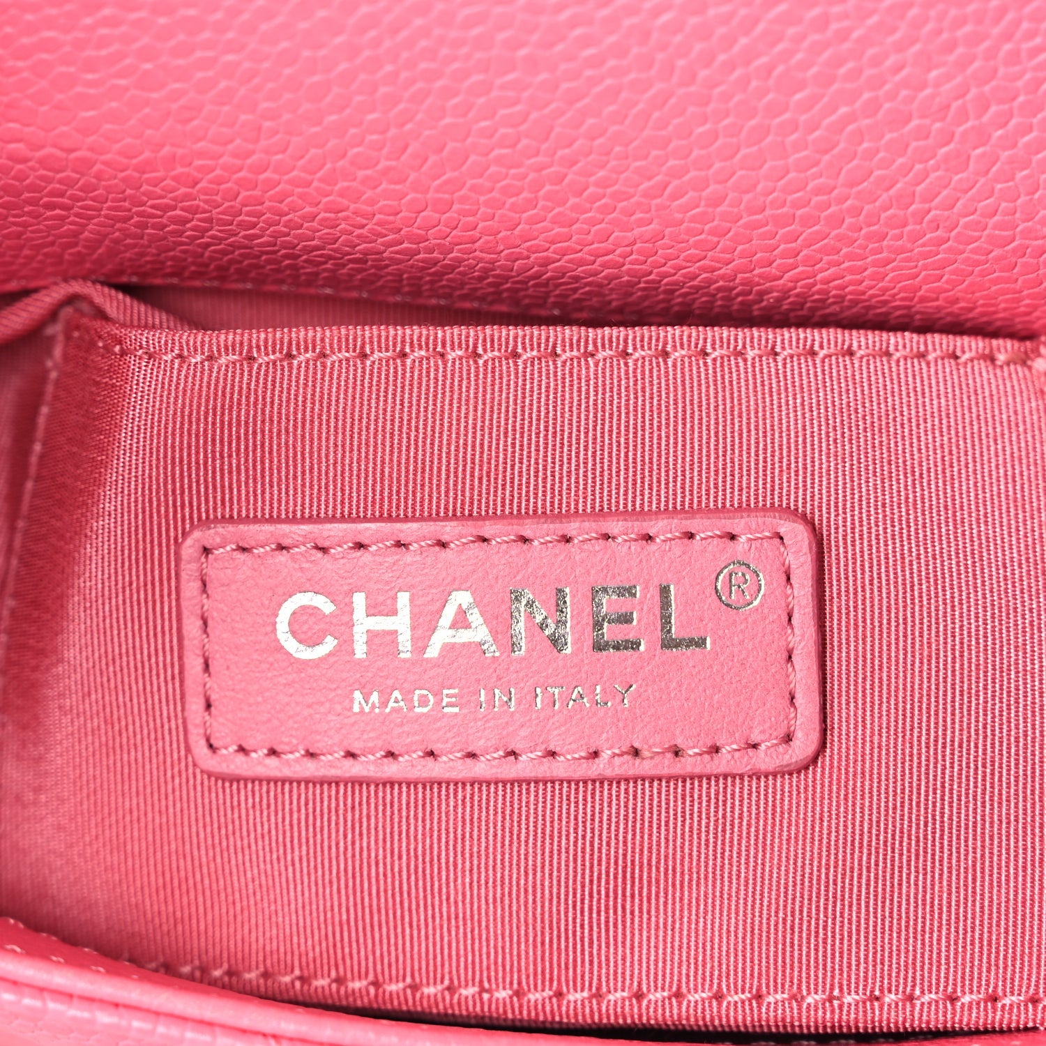 Chanel Caviar Quilted Incognito Mini Square Flap Pink 5 of 9
