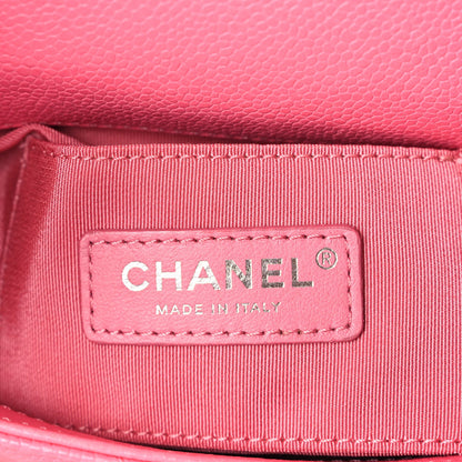 Chanel Caviar Quilted Incognito Mini Square Flap Pink 5 of 9