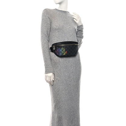 Louis Vuitton Damier Graphite Bumbag Yellow 2 of 10